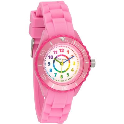 digi-tech GmbH Miraval Kinderarmbanduhr mit Silikonarmband 34 mm Quarzuhrwerk Quarzuhr Lernziffernblatt Kinderuhr digi-tech GmbH Miraval Kinderarmbanduhr mit Silikonarmband 34 mm Quarzuhrwerk Quarzuhr Lernziffernblatt Kinderuhr