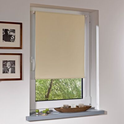 LIEDECO Klemmfix-Rollo - Stoff, verdunkelnd - beige - Rollos LIEDECO Klemmfix-Rollo - Stoff, verdunkelnd - beige - Rollos