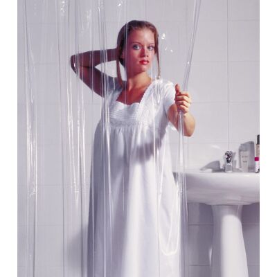 Ridder Duschvorhang Folie Brillant ca. 180x200 cm, transparent, inkl. Ringe, Ridder Duschvorhang Folie Brillant ca. 180x200 cm, transparent, inkl. Ringe,