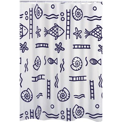Ridder Duschvorhang Textil 240x180 cm Neptun blau Ridder Duschvorhang Textil 240x180 cm Neptun blau