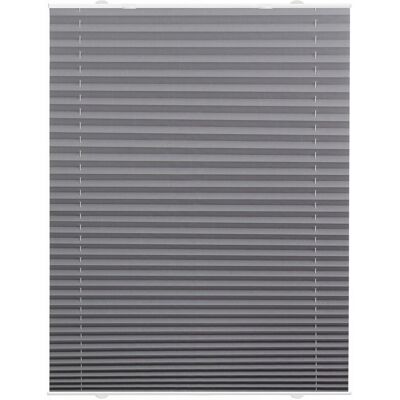 Lichtblick Plissee Haftfix, ohne Bohren Grau, 80 cm x 130 cm (B x L) Lichtblick Plissee Haftfix, ohne Bohren Grau, 80 cm x 130 cm (B x L)