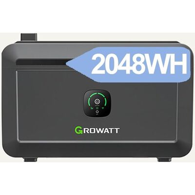 Growatt NOAH 2000 Balkonkraftwerkspeicher - Erweiterbar 8192Wh Growatt NOAH 2000 Balkonkraftwerkspeicher - Erweiterbar 8192Wh