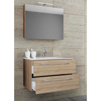 VCM Sonoma Badezimmer-Set - 3-teilig, Modern VCM Sonoma Badezimmer-Set - 3-teilig, Modern
