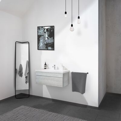 Home Deluxe Wangerooge Big S Grau Badezimmermöbel-Set Home Deluxe Wangerooge Big S Grau Badezimmermöbel-Set