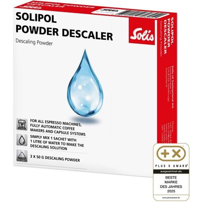 Solis Solipol Powder Descaler (3x50g) Entkalker Solis Solipol Powder Descaler (3x50g) Entkalker