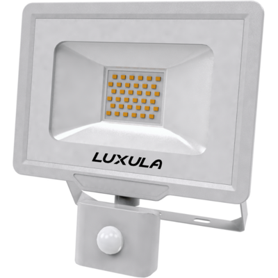 LUXULA LX-400222 - LED-Strahler - 30 W - 4000 K - 3000 lm - weiß - IP65 - Bewegungssensor LUXULA LX-400222 - LED-Strahler - 30 W - 4000 K - 3000 lm - weiß - IP65 - Bewegungssensor