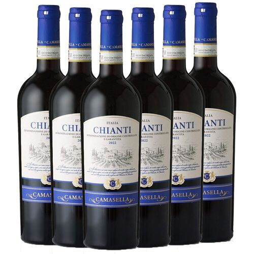 Camasella Chianti DOGC Rotwein Italien trocken 0,75 L - 6er Karton