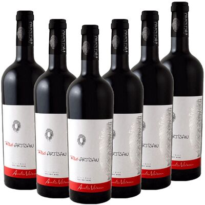 Domeniile Sahateni Red Artisan Cuvee Merlot- Schwarze Mädchentraube - 6er Karton Domeniile Sahateni Red Artisan Cuvee Merlot- Schwarze Mädchentraube - 6er Karton
