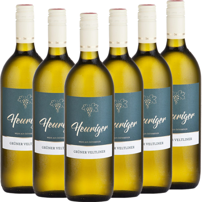 Heuriger Grüner Veltliner, trocken - 6er Karton Heuriger Grüner Veltliner, trocken - 6er Karton