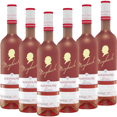 Maybach alkoholfreier Roséwein - 6er Karton Maybach alkoholfreier Roséwein - 6er Karton