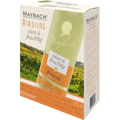 Maybach Riesling süss & fruchtig 3,0 l Bag in Box Maybach Riesling süss & fruchtig 3,0 l Bag in Box