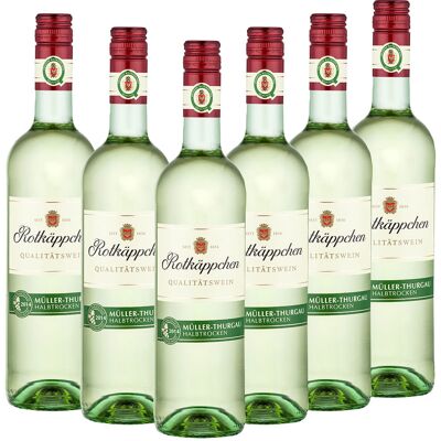 Rotkäppchen Weißwein Müller-Thurgau halbtrocken - 6er Karton Rotkäppchen Weißwein Müller-Thurgau halbtrocken - 6er Karton