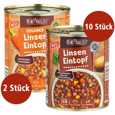 Meine Mahlzeit Linseneintopf 12x800g Meine Mahlzeit Linseneintopf 12x800g
