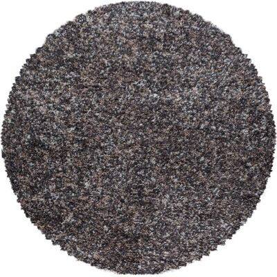 AYYILDIZ TEPPICHE Enjoy Shaggy Teppich - Grau (Taupe) - Ø 200cm AYYILDIZ TEPPICHE Enjoy Shaggy Teppich - Grau (Taupe) - Ø 200cm