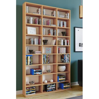 VCM Megosa Maxi Bücherregal - Verstellbare Regale für CDs & DVDs VCM Megosa Maxi Bücherregal - Verstellbare Regale für CDs & DVDs
