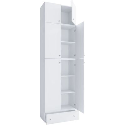 VCM Weiß XXL Büroschrank mit 3 Fachböden & Schublade VCM Weiß XXL Büroschrank mit 3 Fachböden & Schublade