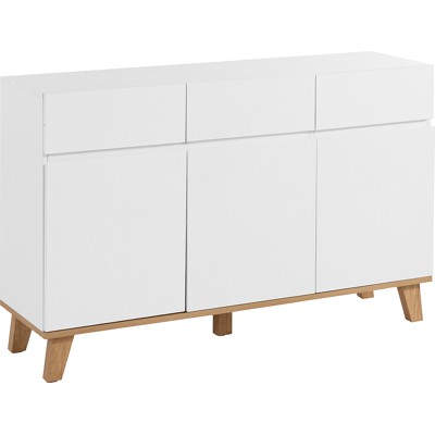 Better Home Sideboard mit Melaminbeschichtung, ca. 135 x 39,5 x 85 cm – Weiß Better Home Sideboard mit Melaminbeschichtung, ca. 135 x 39,5 x 85 cm – Weiß