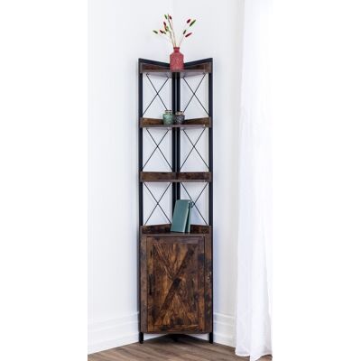 Better Home Wohnzimmerregal, ca. 31,7 x 31,7 x 180 cm - Braun Better Home Wohnzimmerregal, ca. 31,7 x 31,7 x 180 cm - Braun