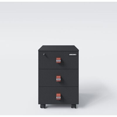 Phoenix MINECRAFT Rollcontainer, Kommode, Beistelltisch, Gaming-Möbel Phoenix MINECRAFT Rollcontainer, Kommode, Beistelltisch, Gaming-Möbel