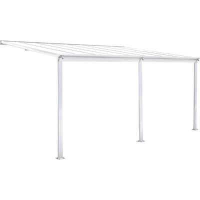 Better Home Terrassendach/Veranda aus Aluminium, ca. 495 x 303 x 258 cm - Weiß Better Home Terrassendach/Veranda aus Aluminium, ca. 495 x 303 x 258 cm - Weiß