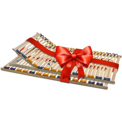 Coemo 2er Set Lattenrost 90 x 200 cm für Partner "MULTIRA" 7-Zonen Kopfteil verstellbar Coemo 2er Set Lattenrost 90 x 200 cm für Partner "MULTIRA" 7-Zonen Kopfteil verstellbar