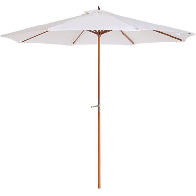Outsunny Holz Sonnenschirm Holzschirm Gartenschirm Balkonschirm Creme 2,5m Outsunny Holz Sonnenschirm Holzschirm Gartenschirm Balkonschirm Creme 2,5m