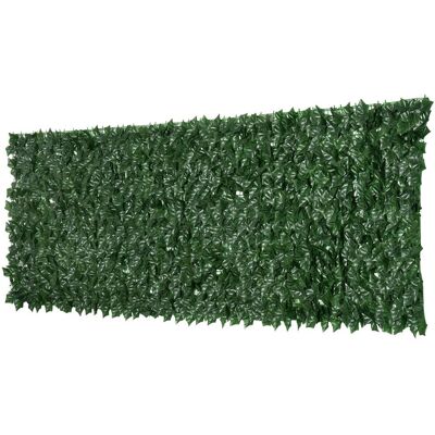 Outsunny Dunkelgrüne Sichtschutzhecke 300x100cm - Sichtschutz Outsunny Dunkelgrüne Sichtschutzhecke 300x100cm - Sichtschutz