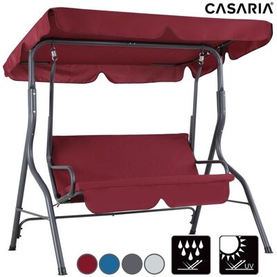 Casaria Hollywoodschaukel B10114 168 x 152 x 107cm hellgrau Casaria Hollywoodschaukel B10114 168 x 152 x 107cm hellgrau