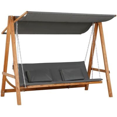 Outsunny - Hollywood Swing Bed - Holz - Gartenschaukel Outsunny - Hollywood Swing Bed - Holz - Gartenschaukel