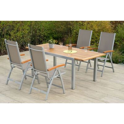 Merxx Naxos Set 5tlg. Ausziehtisch Merxx Naxos Set 5tlg. Ausziehtisch