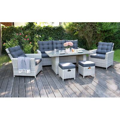 bellavista® Home & Garden 18tlg. Dining-Lounge ASTI im Grau-Mix bellavista® Home & Garden 18tlg. Dining-Lounge ASTI im Grau-Mix