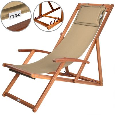 Casaria Sonnenliege Dune Akazienholz Casaria Sonnenliege Dune Akazienholz