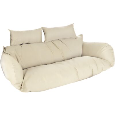 Home Deluxe Polyrattan Hängesessel Kissen TWIN - Creme Home Deluxe Polyrattan Hängesessel Kissen TWIN - Creme