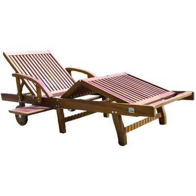 Prestige Home Living Outdoor Sonnenliege aus Eukalyptusholz Prestige Home Living Outdoor Sonnenliege aus Eukalyptusholz