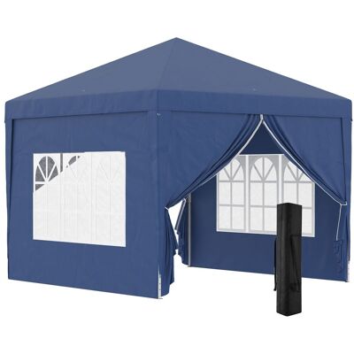 Outsunny - Faltpavillon - Blau - 2x2 m - Pavilion Outsunny - Faltpavillon - Blau - 2x2 m - Pavilion