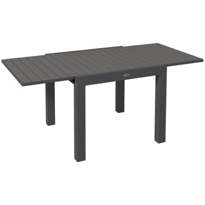 Outsunny Gartentisch Esstisch für 6 Personen Erweiterbarer Terrassentisch Grau Outsunny Gartentisch Esstisch für 6 Personen Erweiterbarer Terrassentisch Grau