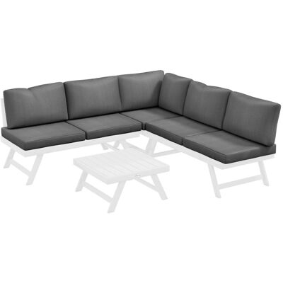 Outsunny 4tlg. Gartenmöbel-Set Balkonmöbel-Set mit Ecksofa Zweisitzer Couchtisch Outsunny 4tlg. Gartenmöbel-Set Balkonmöbel-Set mit Ecksofa Zweisitzer Couchtisch