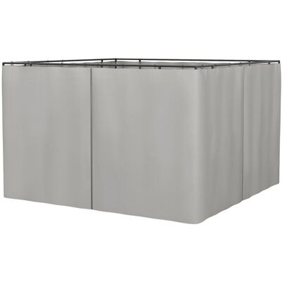 Outsunny 4 Seitenteile für 3x3 m Pavillon mit Haken Seitenwände Hellgrau Outsunny 4 Seitenteile für 3x3 m Pavillon mit Haken Seitenwände Hellgrau