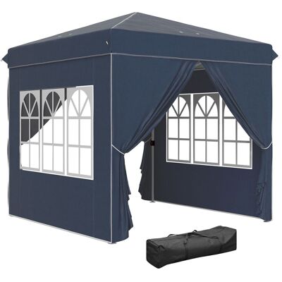 Outsunny Pavillon 2,5x2,5m wasserabweisend Stabil Winterfest Pop-up Faltpavillon Garten Outsunny Pavillon 2,5x2,5m wasserabweisend Stabil Winterfest Pop-up Faltpavillon Garten