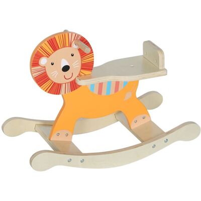 AIYAPLAY Schaukelpferd Holz, Kinder Schaukeltier Esel mit Haltegriffen Schaukel AIYAPLAY Schaukelpferd Holz, Kinder Schaukeltier Esel mit Haltegriffen Schaukel