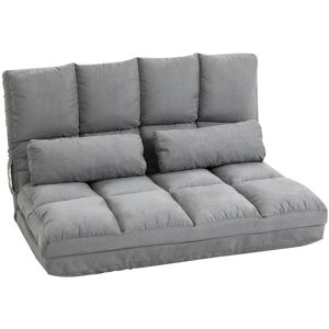 Better Home 2 in 1 faltbares Bodensofa Bett mit Rückenlehne - Hellgrau Better Home 2 in 1 faltbares Bodensofa Bett mit Rückenlehne - Hellgrau