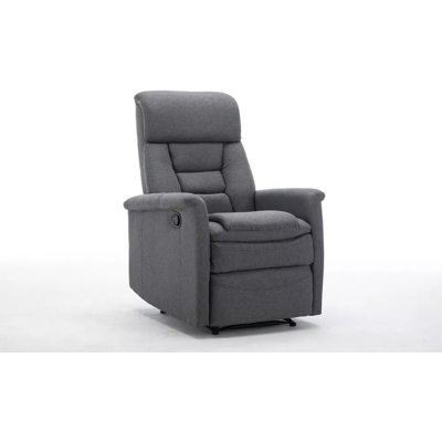 Happy Home TV Relaxsessel mit Liegefunktion Stoffbezug, ca. 73 x 85,5 x 104 cm - Grau Happy Home TV Relaxsessel mit Liegefunktion Stoffbezug, ca. 73 x 85,5 x 104 cm - Grau
