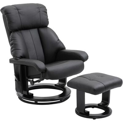 HOMCOM Relaxsessel mit Liegefunktion Massagesessel inkl. Hocker Fernsehsessel HOMCOM Relaxsessel mit Liegefunktion Massagesessel inkl. Hocker Fernsehsessel