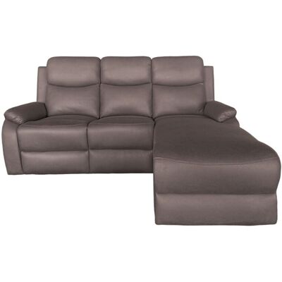 Happy Home Ecksofa mit Relaxfunktion - Braun Happy Home Ecksofa mit Relaxfunktion - Braun