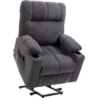 HOMCOM Sessel mit Aufstehhilfe Elektrischer Relaxsessel mit Massagefunktion HOMCOM Sessel mit Aufstehhilfe Elektrischer Relaxsessel mit Massagefunktion