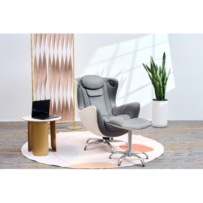 Happy Home Elektrischer Massagesessel mit Hocker, Heizfunktion und 2D Mechanismus, ca. 110 x 68 x 110 cm - Grau Happy Home Elektrischer Massagesessel mit Hocker, Heizfunktion und 2D Mechanismus, ca. 110 x 68 x 110 cm - Grau