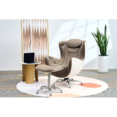 Happy Home Elektrischer Massagesessel mit Hocker, Heizfunktion und 2D Modus, ca. 110 x 68 x 110 cm - Braun Happy Home Elektrischer Massagesessel mit Hocker, Heizfunktion und 2D Modus, ca. 110 x 68 x 110 cm - Braun