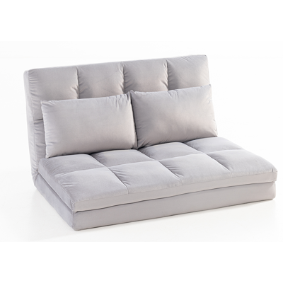 Hardin 1fachgut 2 in 1 faltbares Bodensofa Bett mit Rückenlehne - Hellgrau Hardin 1fachgut 2 in 1 faltbares Bodensofa Bett mit Rückenlehne - Hellgrau