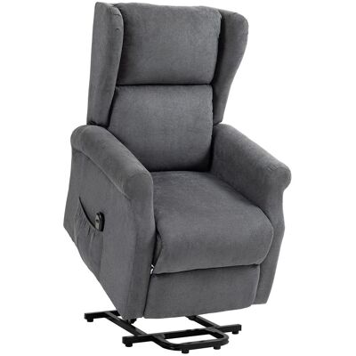 HOMCOM Fernsehsessel mit Aufstehhilfe Relaxsessel mit Liegefunktion Seitentasche HOMCOM Fernsehsessel mit Aufstehhilfe Relaxsessel mit Liegefunktion Seitentasche