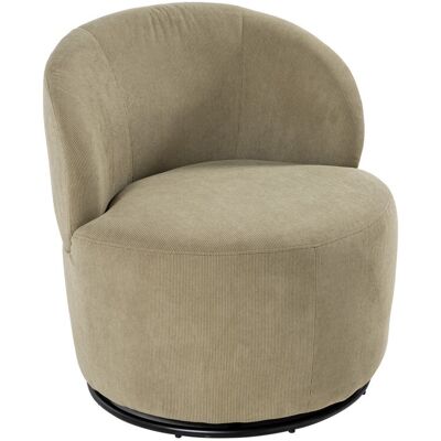 Better Home Drehbarer Loungesessel, ca. 73 x 74 x 74 cm - Graugrün Better Home Drehbarer Loungesessel, ca. 73 x 74 x 74 cm - Graugrün